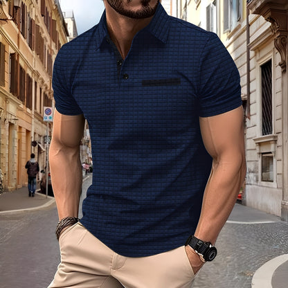 Benson - Stilig Slim-Fit-Poloskjorte for Herrer