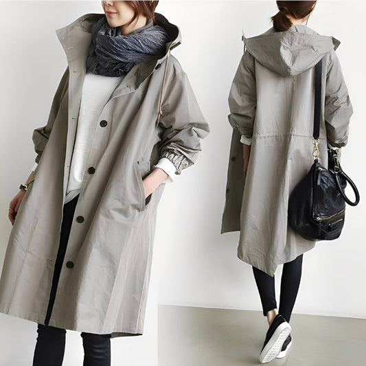 Alicia - Trenchcoat med hette for kvinner