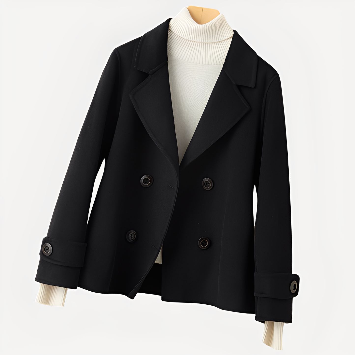 Sofia - Elegant kort kasjmirjakke for damer