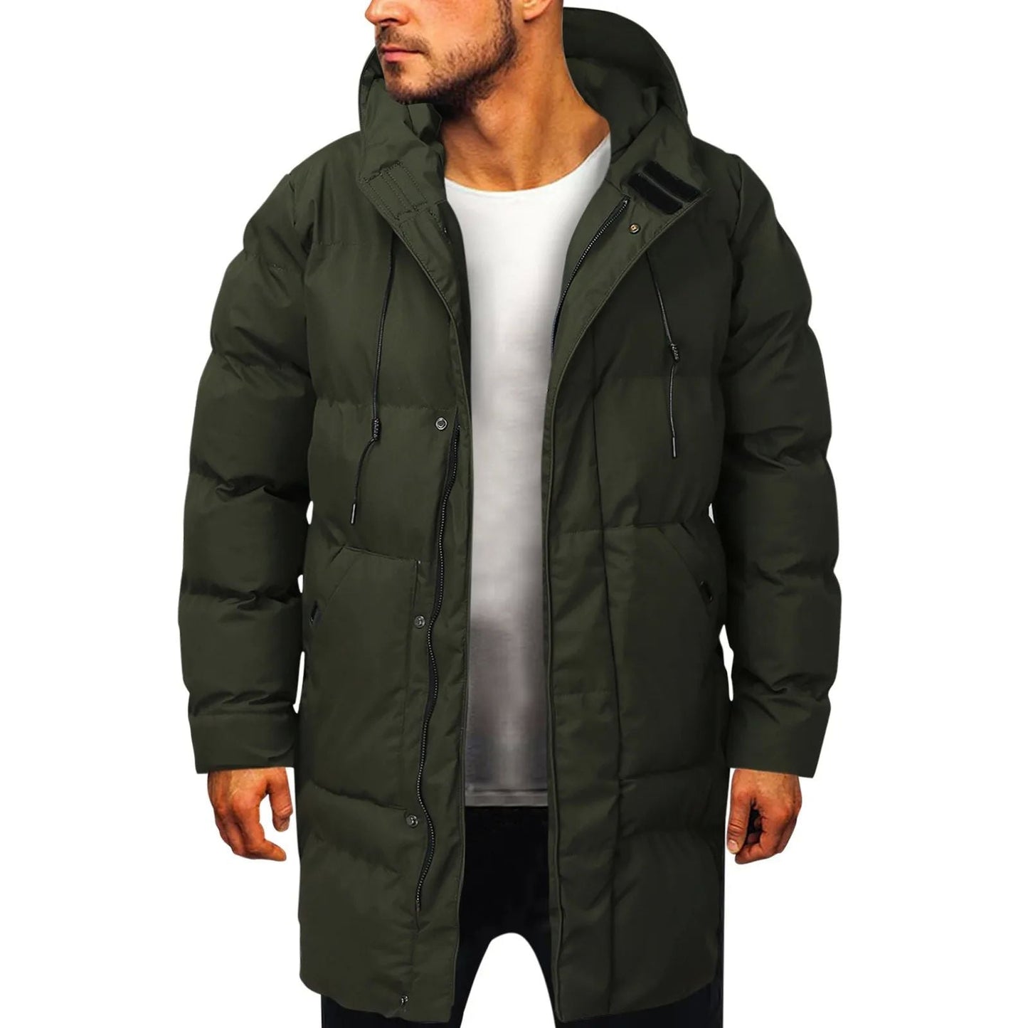 Darrel - Varm, lang parka-jakke for herrer
