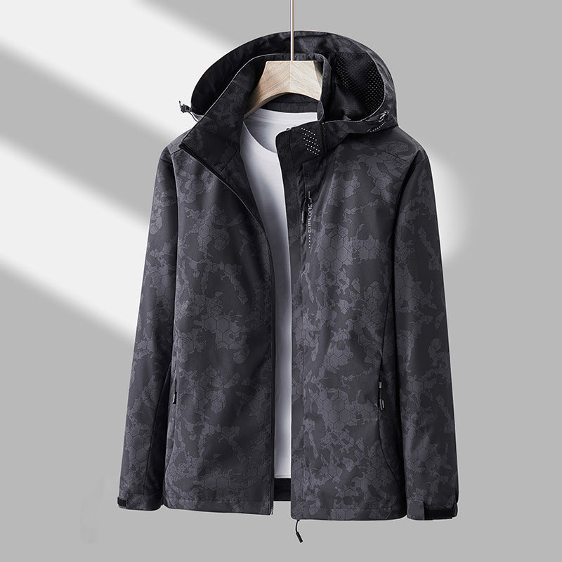 Palmer - Unisex-Regnjakke med Hette