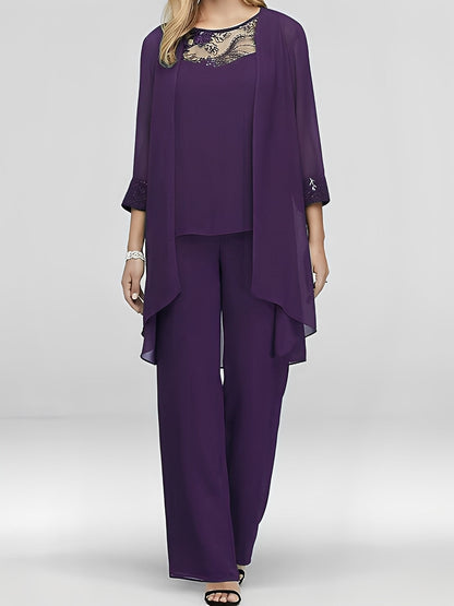 Nathalie - Elegant sett tre deler for kvinner