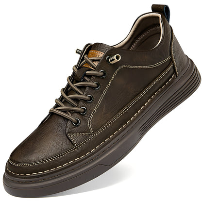 Damion - Klassiske sneakers i lær for menn