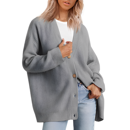 Christal - Tilfeldig Stor Cardigan for Kvinner
