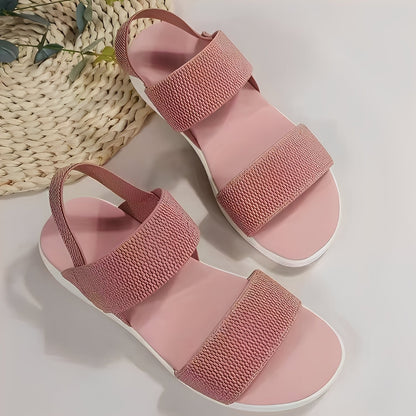 Jessika - Tilfeldige flate sandaler av Flyknit for damer