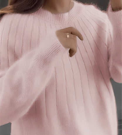 Josslyn - Elegant, løs sittende kasjmirgenser for damer