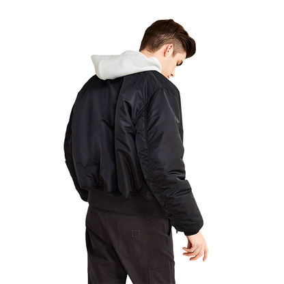 Norbert - Retro-bomberjakke med vattering for herrer