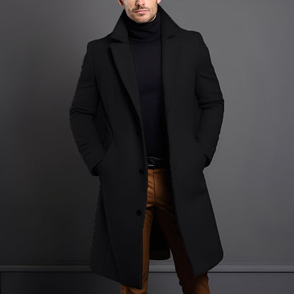 Clifton - Moderne ull-trenchcoat for herrer