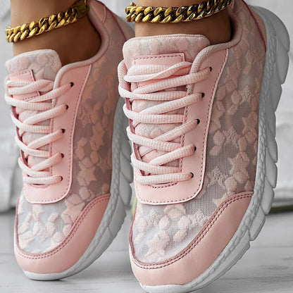 Charlee - Stilige, pustende damesneakers