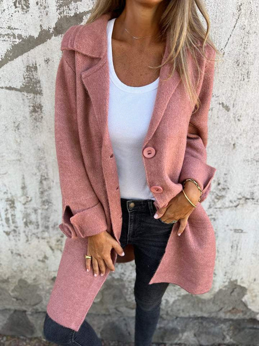 Diletta – Langer Strikkmantel
