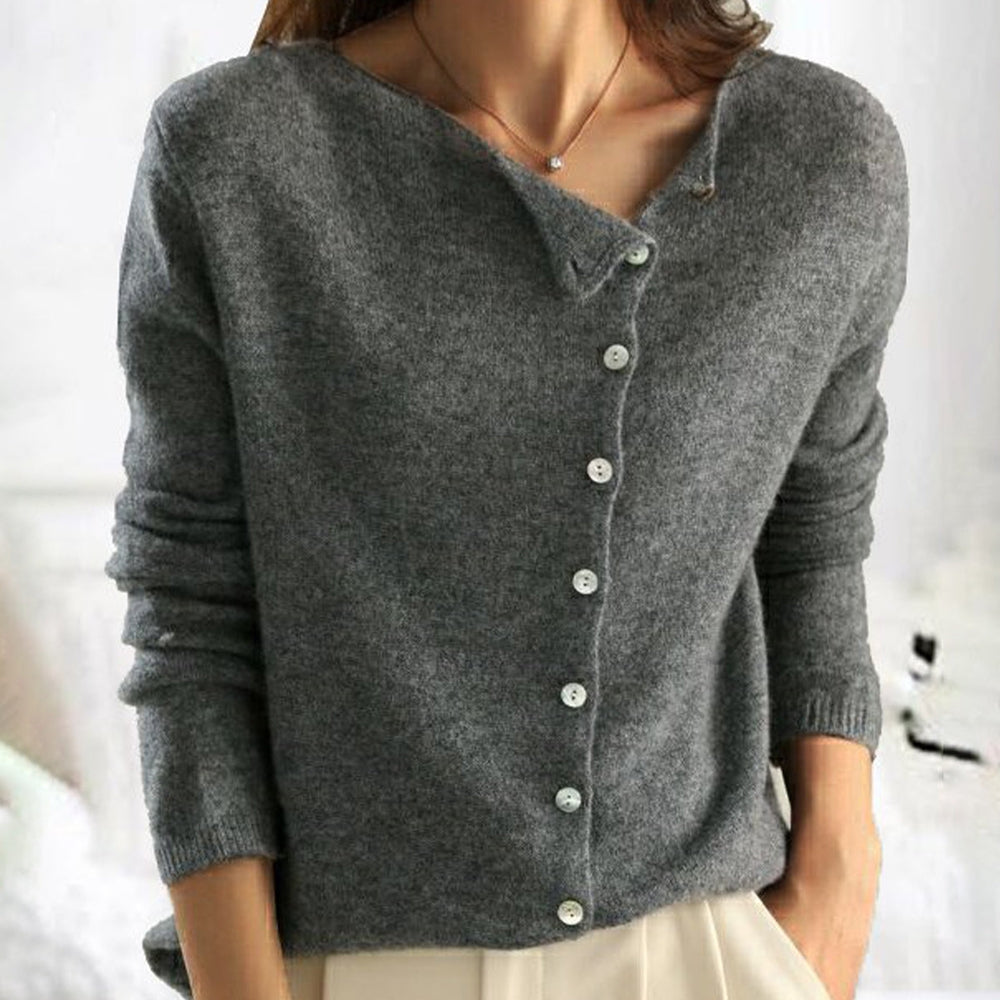 Zuri – Elegant Genser med Knapper