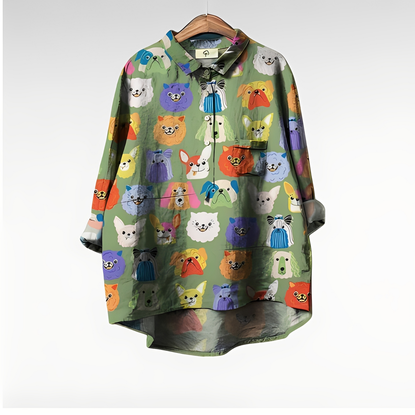 Eyden - Kunstnerisk skjorte med lange ermer for kvinner