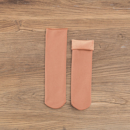 Gloria - Varme fløyel-snøsokker for damer