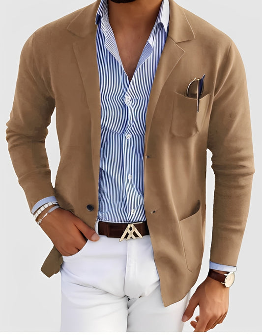 Giffard - Elegant ulljakke med dobbeltradet knapping for herrer