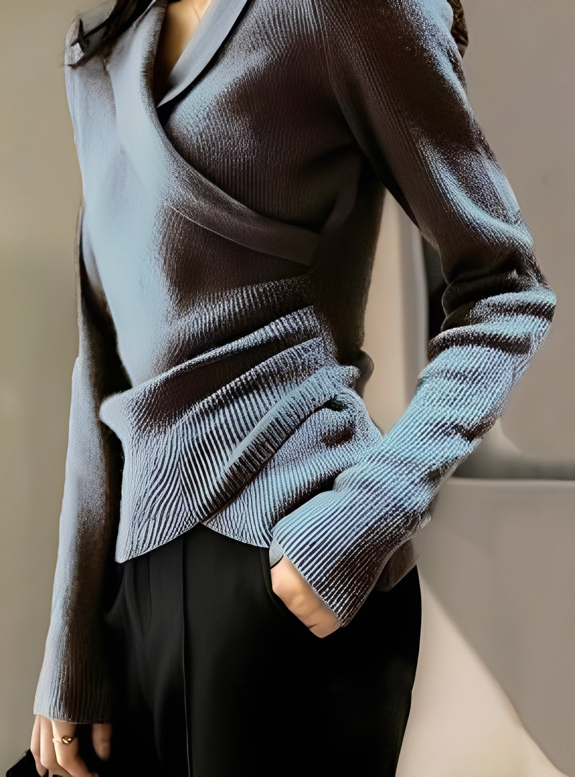 Kaelee - Klassisk varm strikkegenser for damer