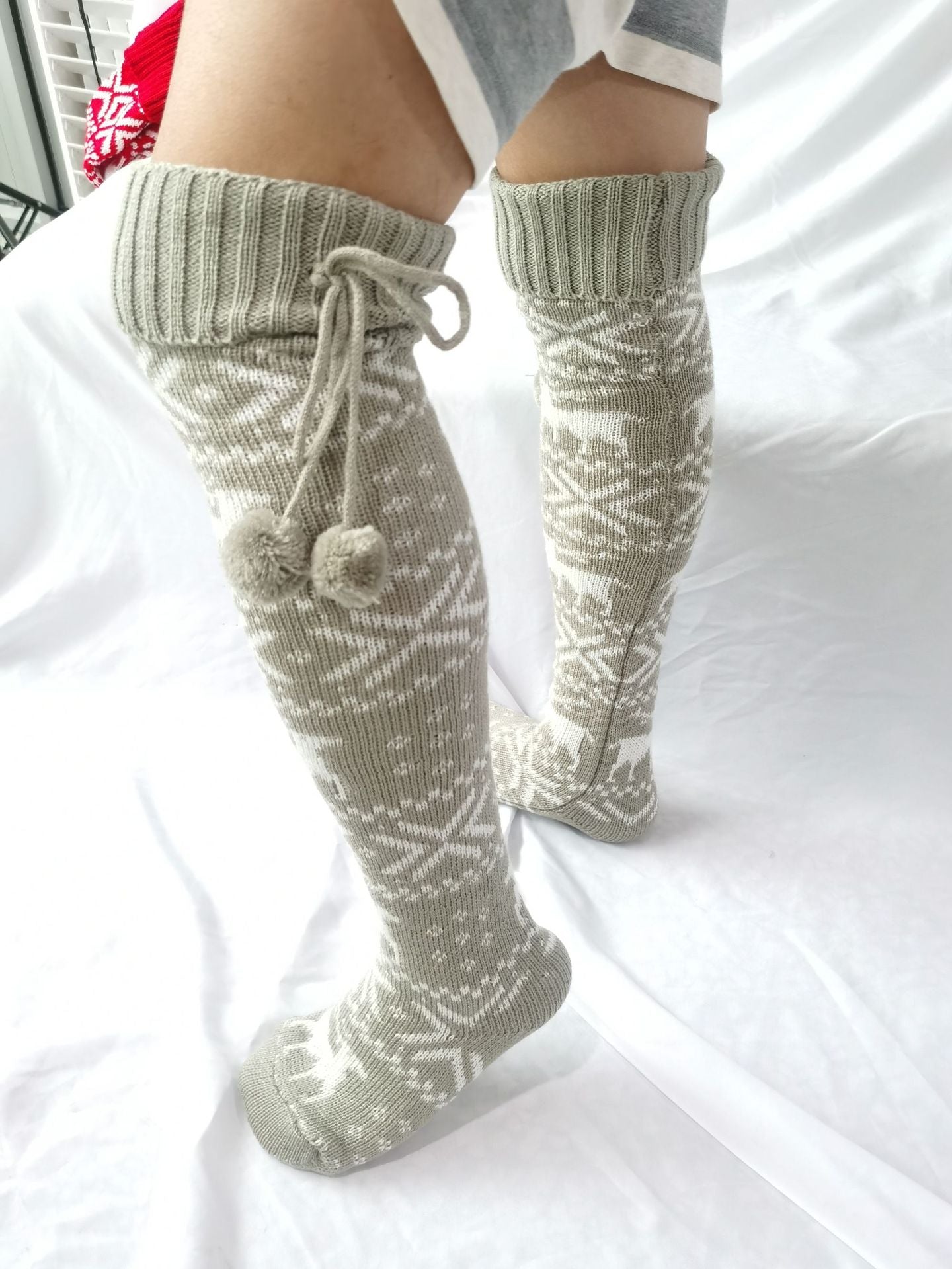 Gabrielle - Stilfulle, varme julesokker for damer