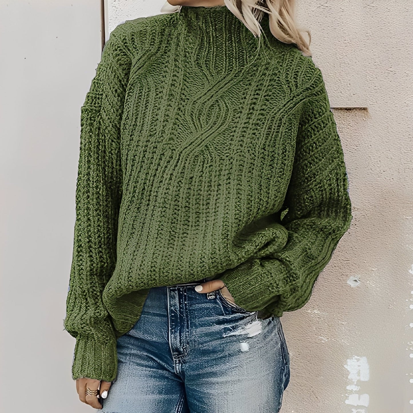 Kendal - Stilig, varm strikkegenser for damer