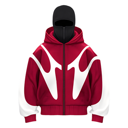 Patrick - Stilfull hettegenser med balaklava for herrer