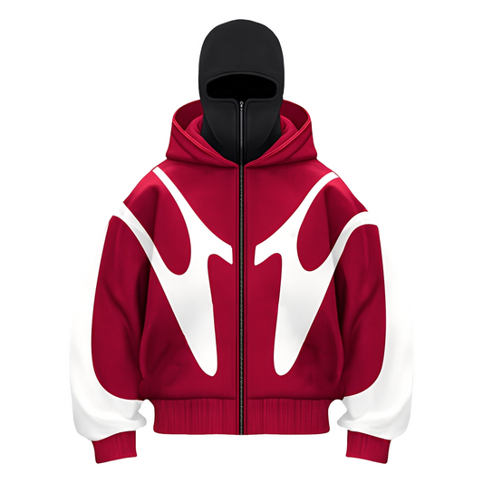 Patrick - Stilfull hettegenser med balaklava for herrer