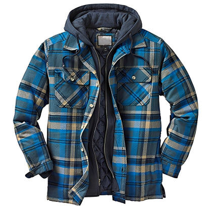 Denzil - Uformell flanelljakke med ruter for menn