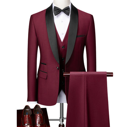 George - Formell 3-delt Slim-Fit-dress for herrer