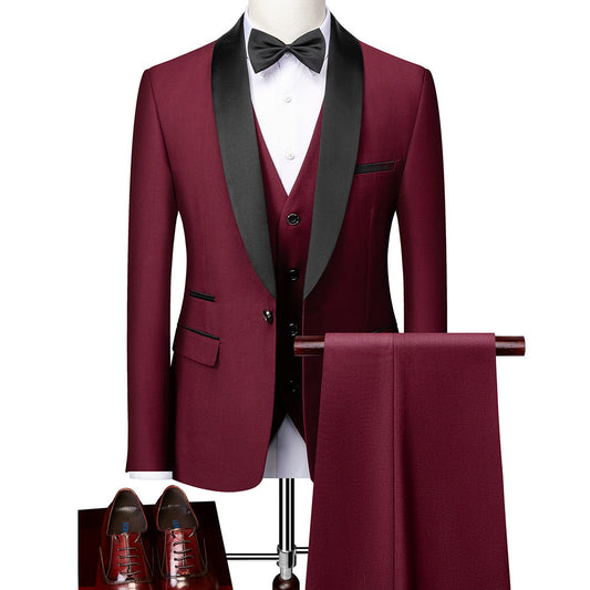 George - Formell 3-delt Slim-Fit-dress for herrer