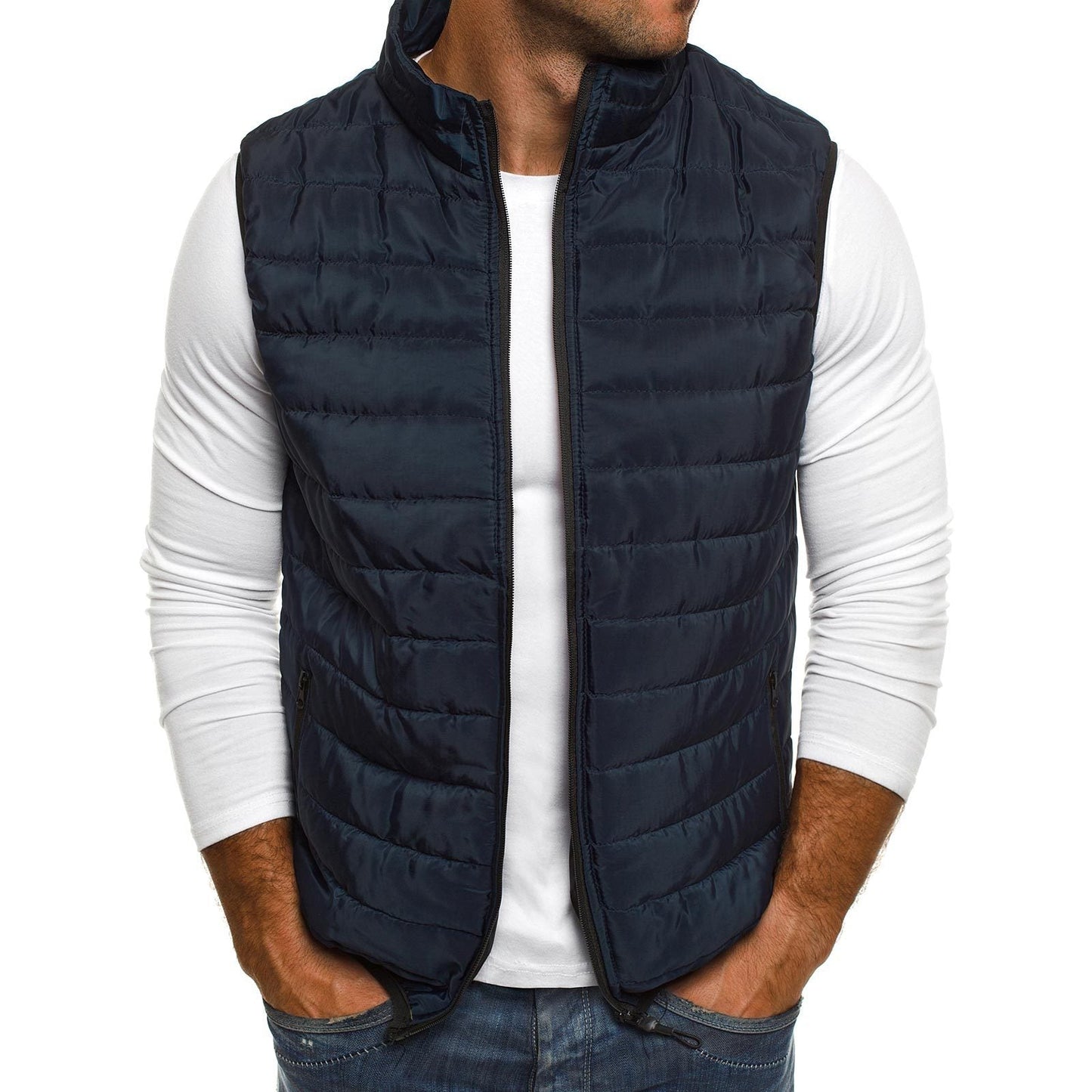 Keith - Stilig Bodywarmer-Shell-Frakk for Herrer