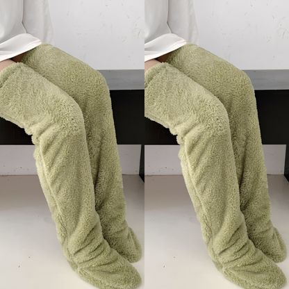 Camellia - Varme, overknee vintersokker for damer