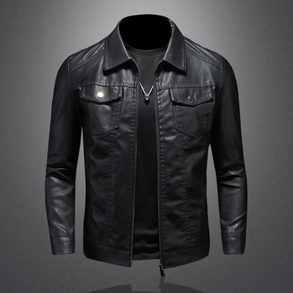 Nelson - Tilfeldig Biker-Skinnjakke for Herrer