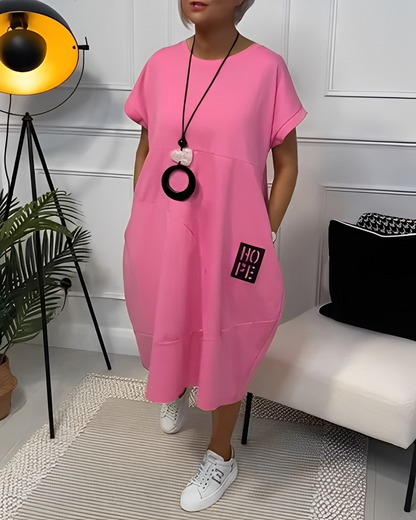 Estelle - Løs enkel kjole for kvinner