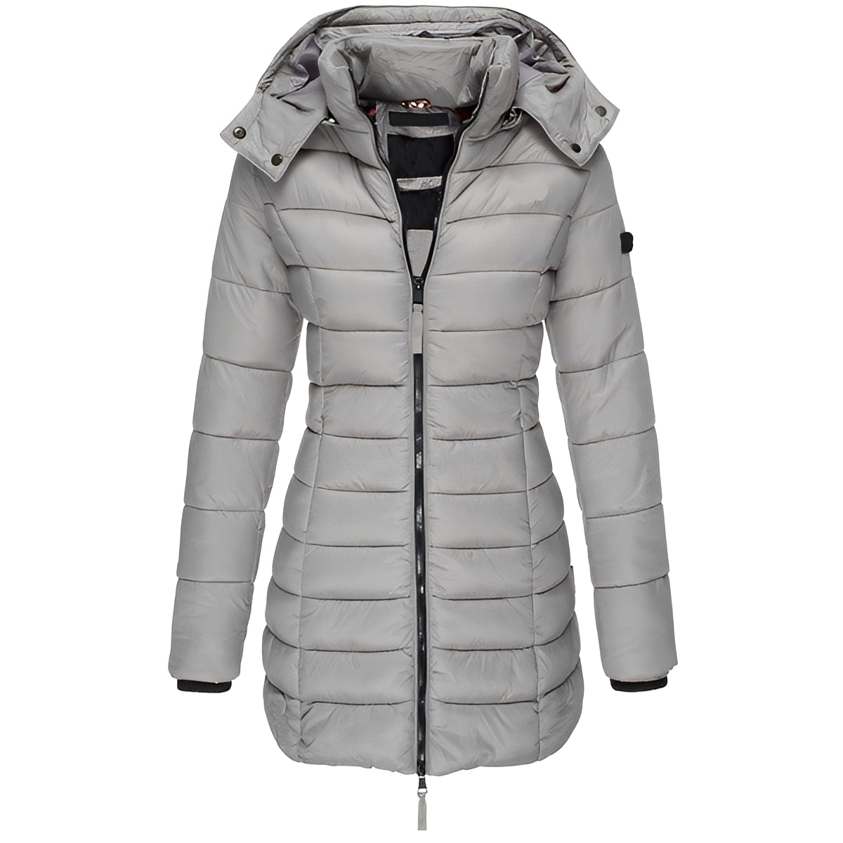 Louisa - Elegant, varm, polstret jakke for kvinner