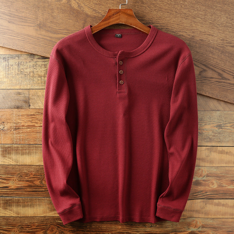 Damion - Casually designed men's long-sleeve cotton shirt