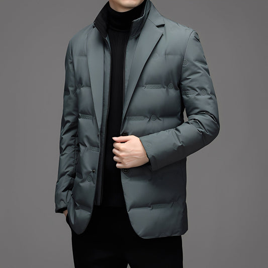 Darren - Tilsfeldig, elegant dunjakke for herrer