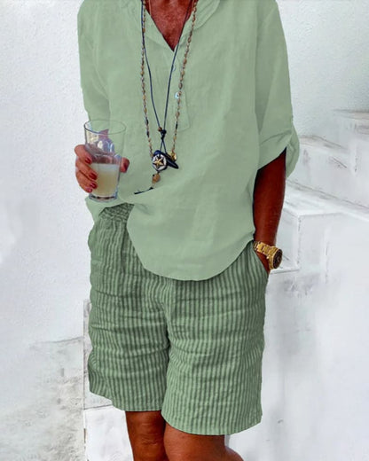 Élise – Shorts med striper