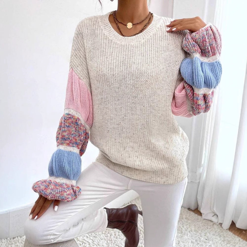 Griselda - Fargerik, løs passform genser for damer