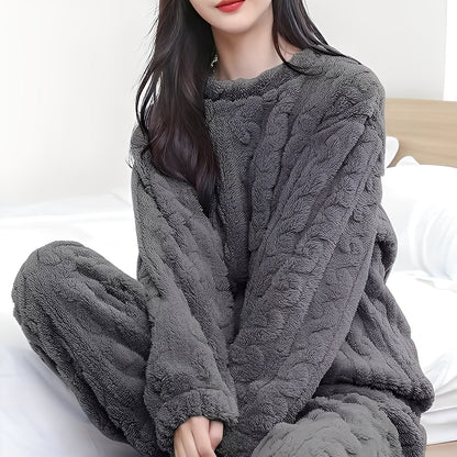 Kilie - Koselig, komfortabel todelt fleece-sett for damer