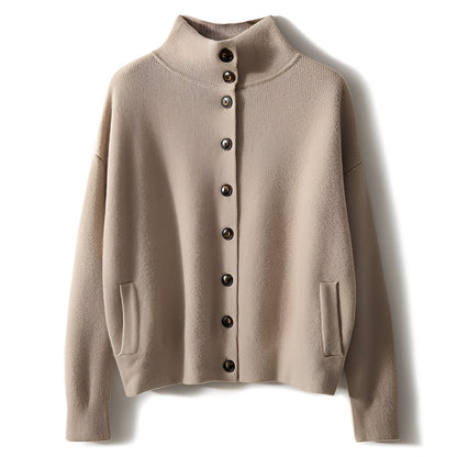 Evelynn - Elegant genser med ståkrage for kvinner