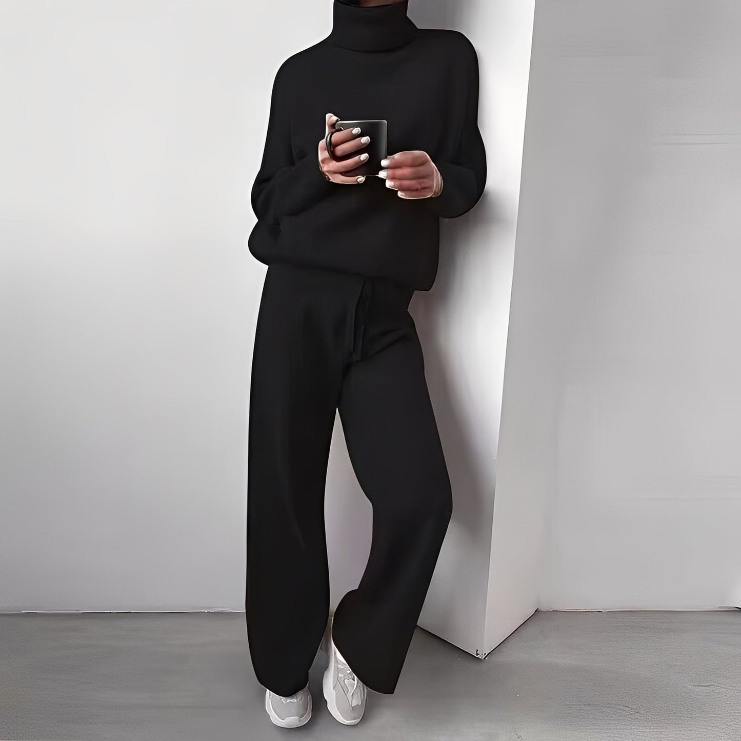 Kimberlee - Enkelt Rullekrage-Sett for Damer