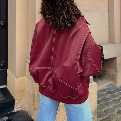 Hailie - Stilfulle, løs passform termisk jakke for damer