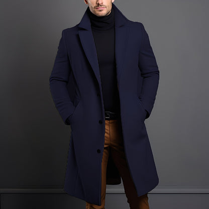 Clifton - Moderne ull-trenchcoat for herrer