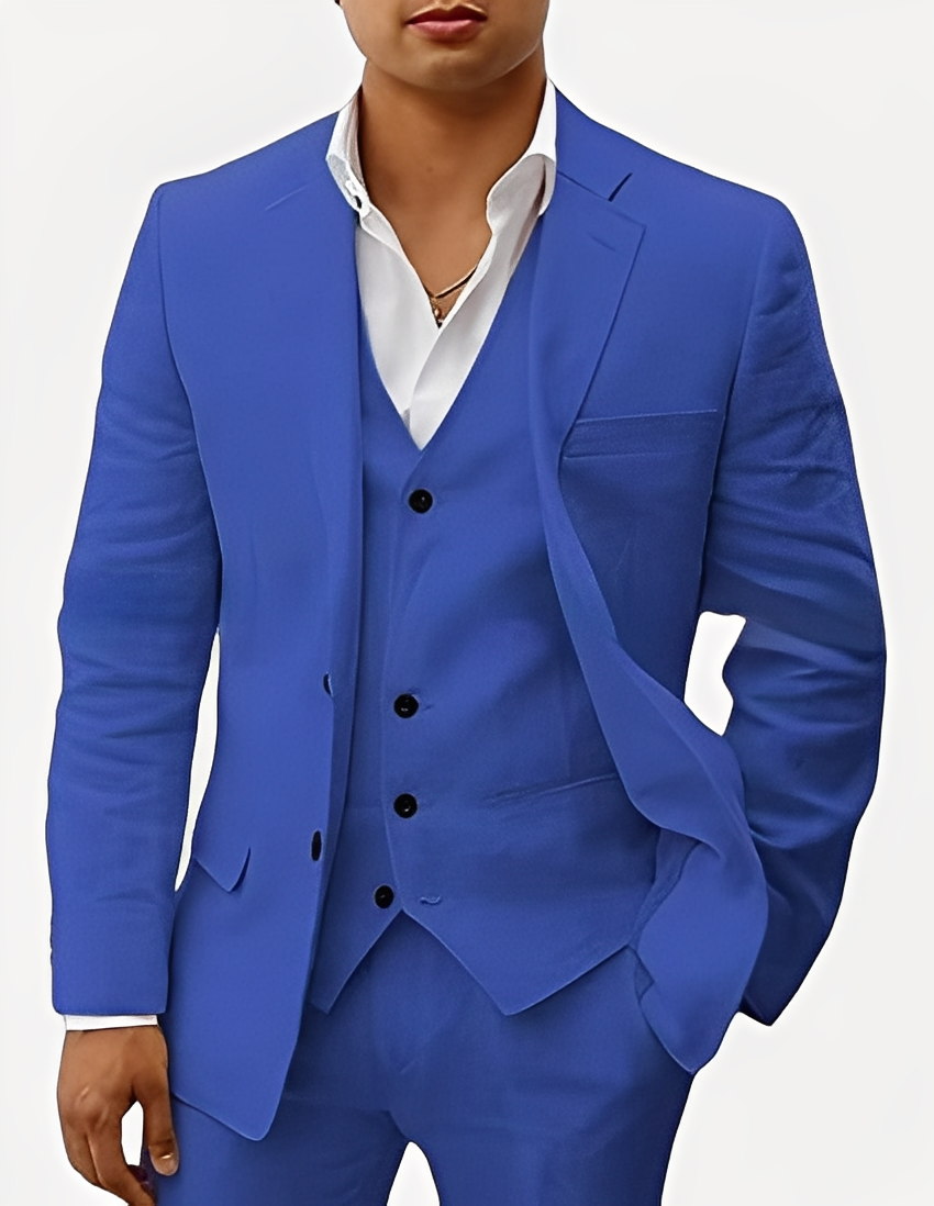 Beckham - Elegant tredelt linsett for herrer