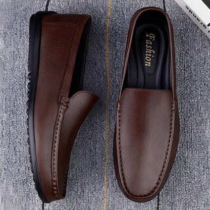 Seward - Tilfeldige, formelle lær-slippers for herrer