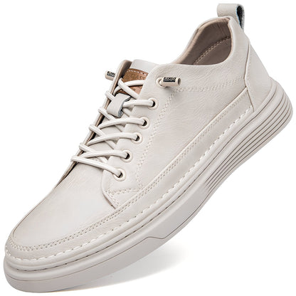 Damion - Klassiske sneakers i lær for menn