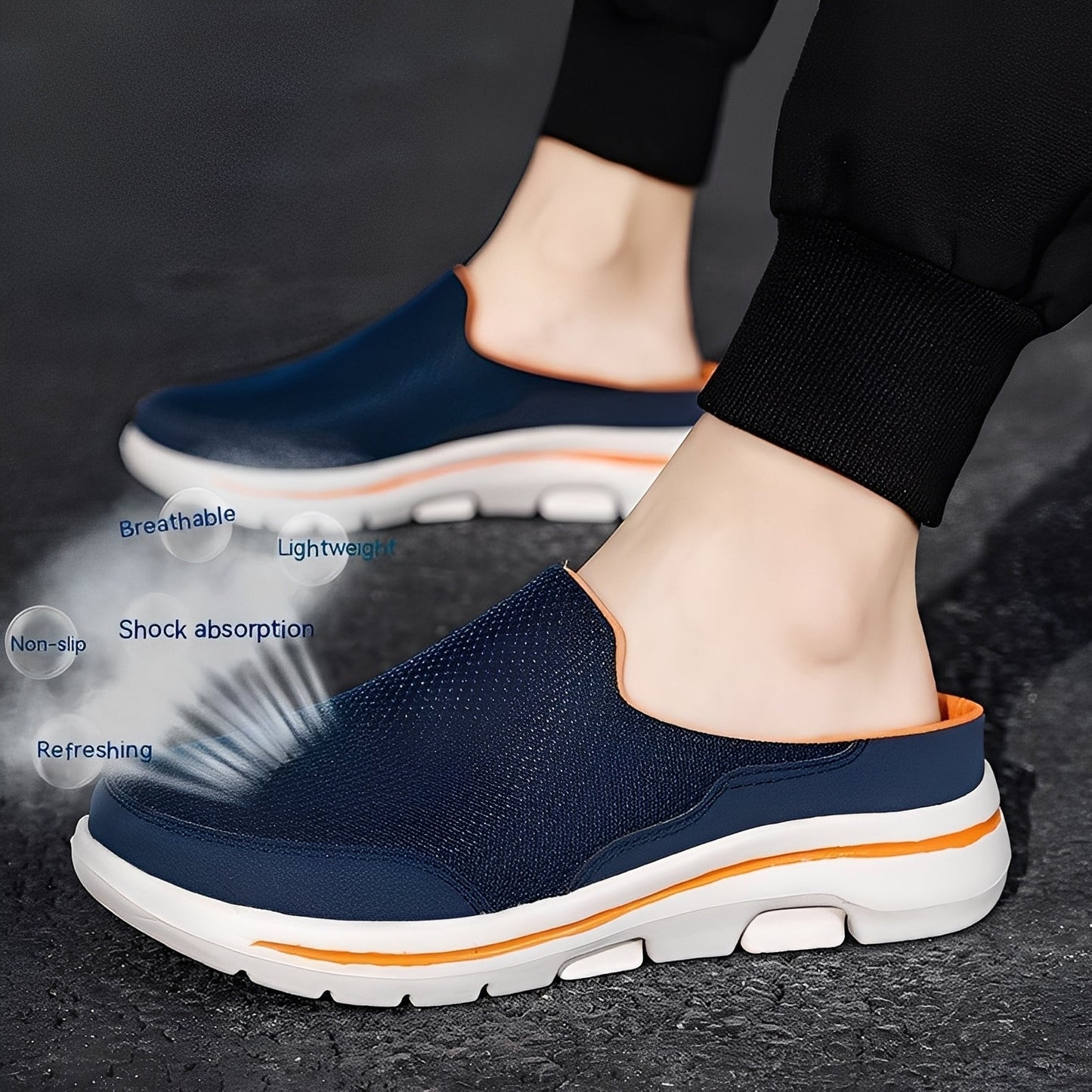 Harrison - Lette sko å ta på med polstret såle