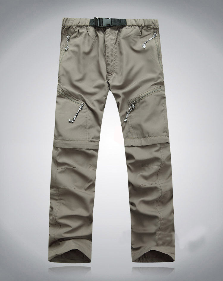 Derryl - Praktiske elastiske Zip-Off-bukser for menn