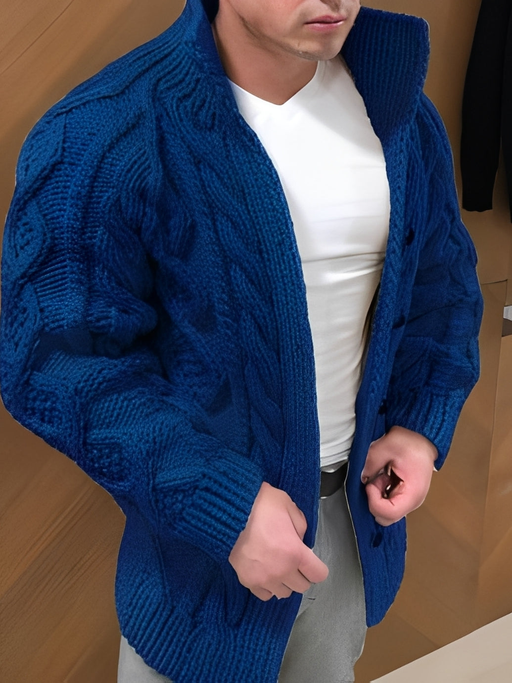 Donovan - Stilig, varm cardigan for herrer