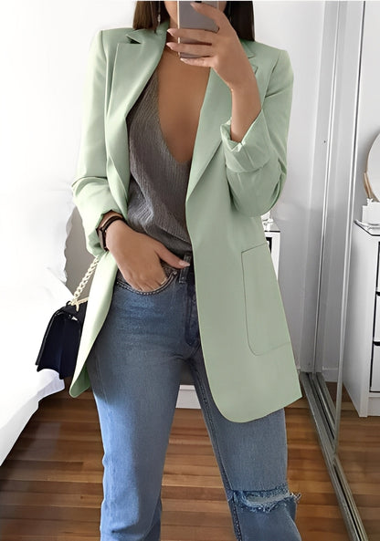 Stephanie - Stilig, smalt snittet blazer for damer