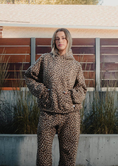 Elena – Genser med Leopardmønster