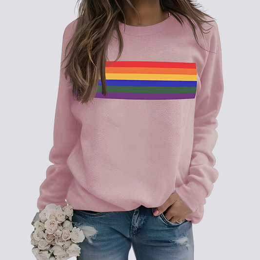 Roseann - Stilfull Genser med fargerik trykk for damer