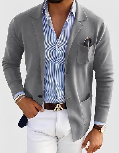 Giffard - Elegant ulljakke med dobbeltradet knapping for herrer